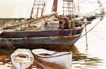 約翰 辛格 薩金特 Schooner, Catherine, Somesville, Maine 約翰 辛格 薩金特 Schooner, Catherine, Somesville, Maine